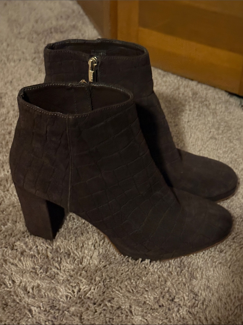 Winter boots , suede boots